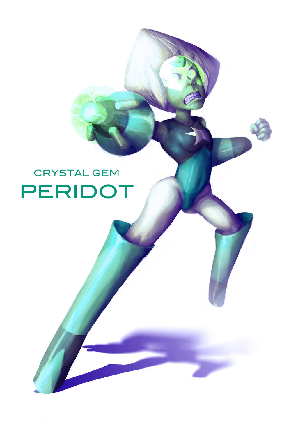 Peridot: Crystal Gem Redesign by Assasin-Kiashi