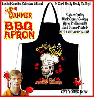 Jeffrey DAHMER BBQ Apron!