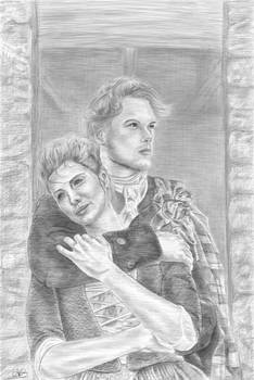 Claire and Jaime Fraser of Outlander
