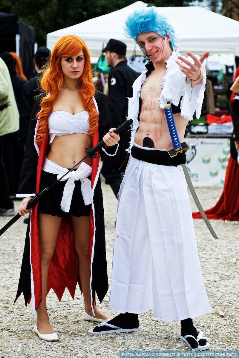 Ichigo (fem version) and Grimmjow - Bleach