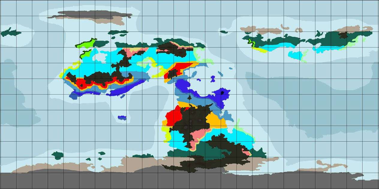 Climate Map Deviantart Sa'ul Koppen Climate map 2.0 by Khilorn on DeviantArt