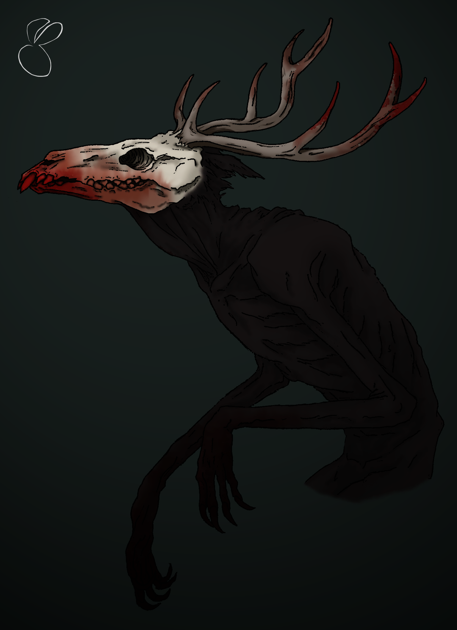 Wendigo (digital version) by RabbitHazard on DeviantArt