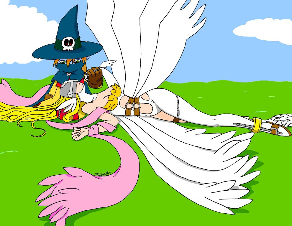 Wizardmon and Angewomon