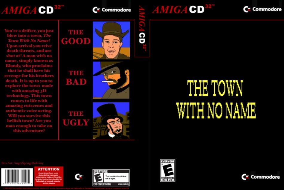 The Town With No Name Game Custom Box Art By AngrySpongeBobGuy On the-town-with-no-name-game-custom-box-art-by-angryspongebobguy-on