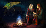 -= Fireplace friends =- by Naia-Art