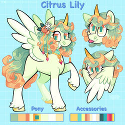 Commission: Citrus Lily Ref