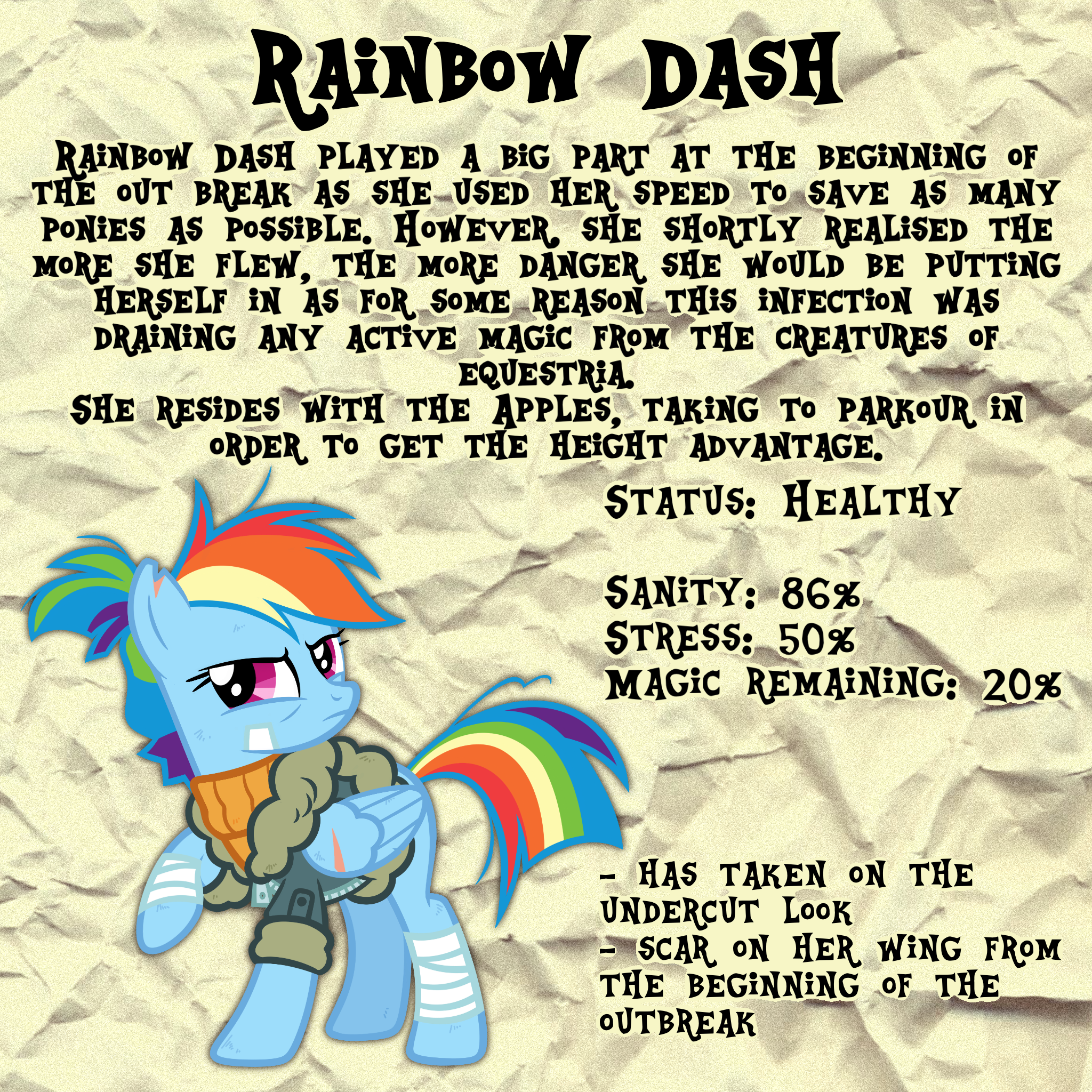 Mlp Injured Ranbow Mlp infection au: rainbow dash by 3ggmilky on DeviantArt