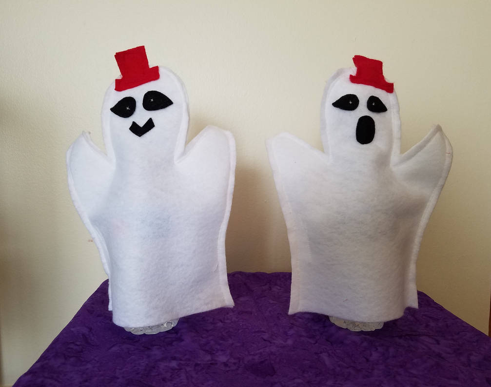 Ghost Handpuppets by Puppetina on DeviantArt