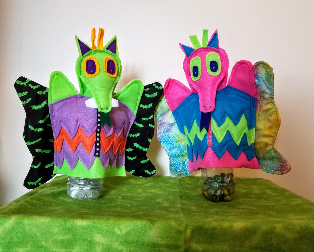 Button Puppet Dragon Dragon Hand Puppets by Puppetina on DeviantArt