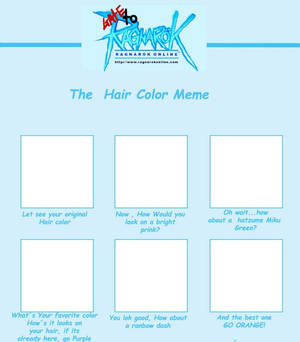 GTRO: Hair color Meme