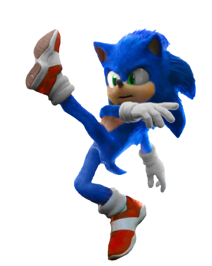 Sonic Movie Pose, Png by DanielVieiraBr2020 on DeviantArt