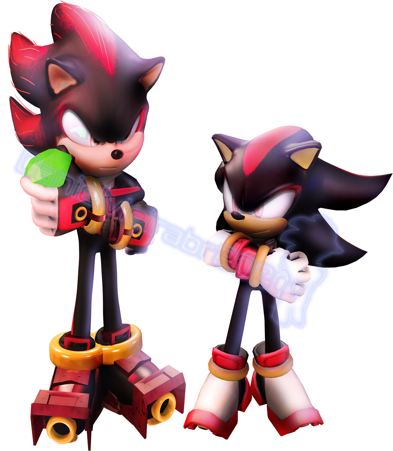 Shadow - Sonic Channel Oct 2020 Render Remake by Lamea132 on