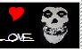 I luv Misfits Stamp