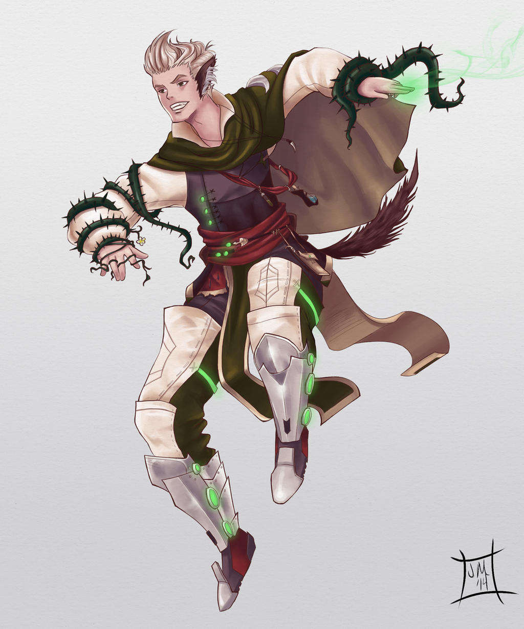 Green Mage Full Body Concept