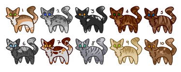 Each 10 points - 0/10 - Natural Catadopts Closed