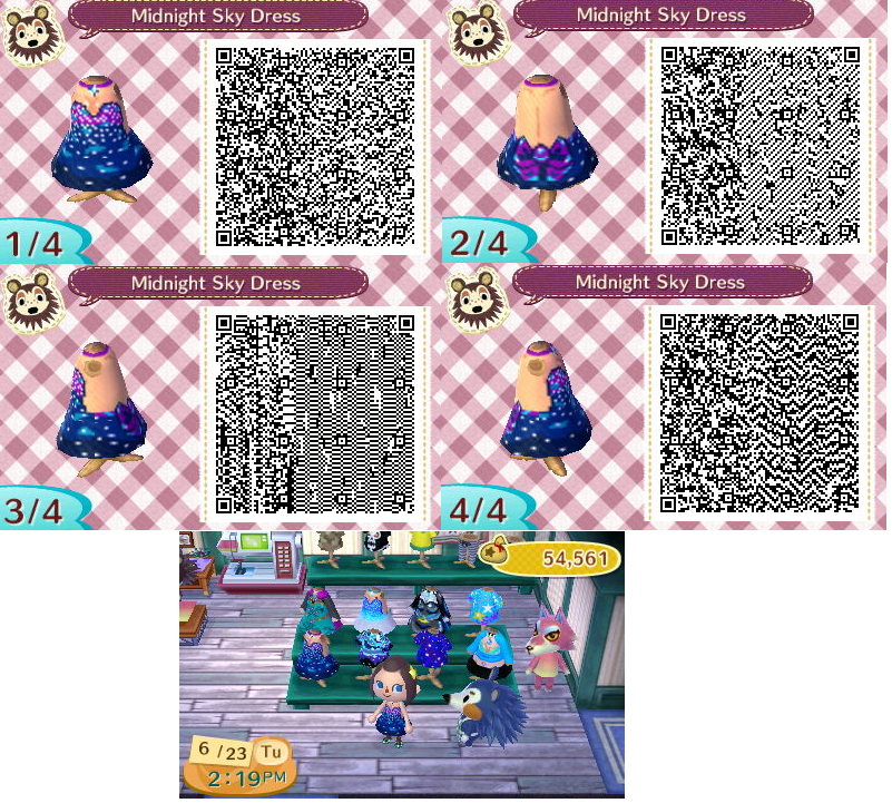 Qr code animal crossing new leaf robe de soirée hotsell