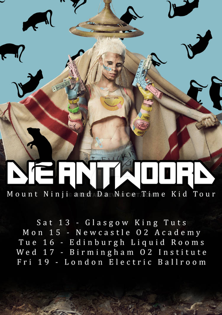 Die Antwoord Tour Poster by Firestar6 on DeviantArt