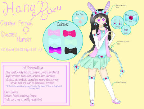 Hana Rozu Reference Sheet/Guide | Mai