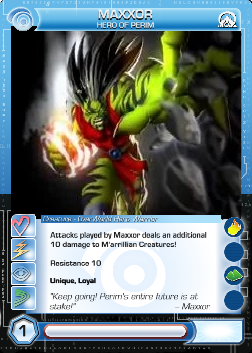 Maxor Card Maxxor, Hero of Perim Chaotic Card by AllanTheGymLeader on DeviantArt