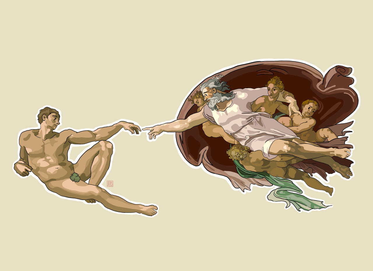 God Creating Adam Animation Creation of Adam by labyrinthzzz on DeviantArt