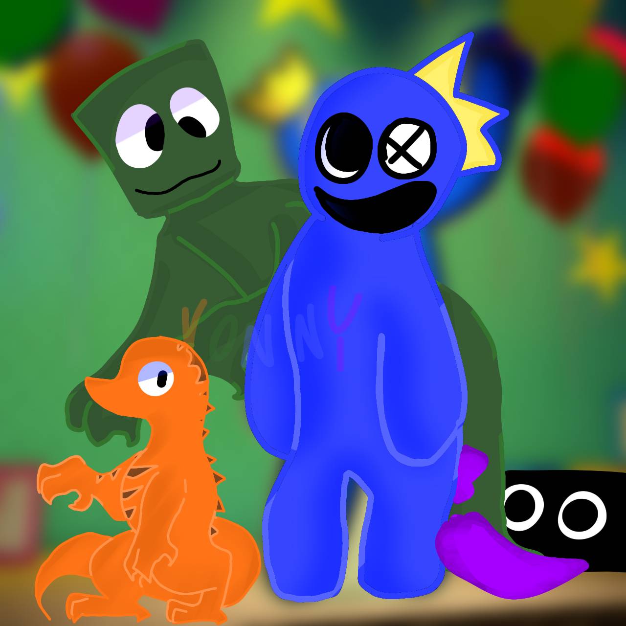 Yk, i made this fanart of rainbow friends- by RonnyDaBlue on DeviantArt