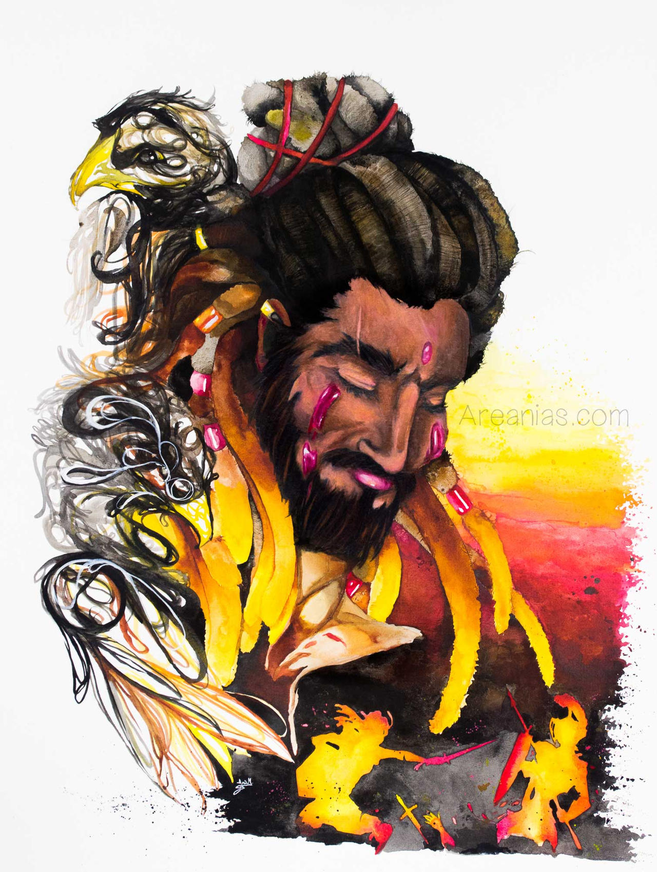 Warrior-embrace-main-image by Areanias on DeviantArt