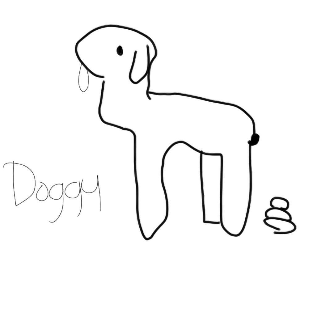 A dog