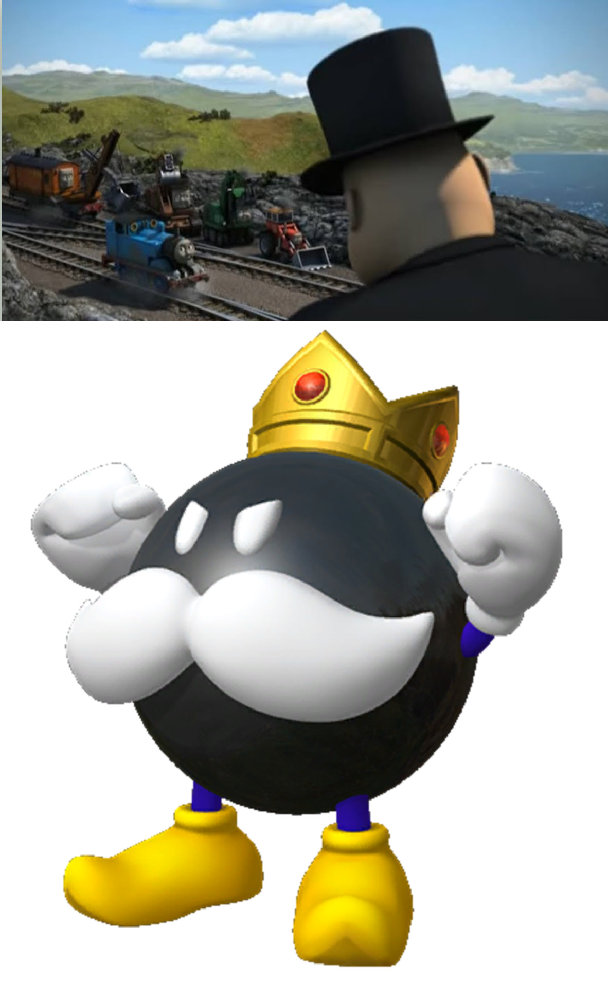 King Bob Omb Is Angry At Sir Topham Hatt S Cruelty By Wobbley On Deviantart King Bob Omb Is Angry At Sir Topham Hatt S Cruelty By Wobbley On Deviantart