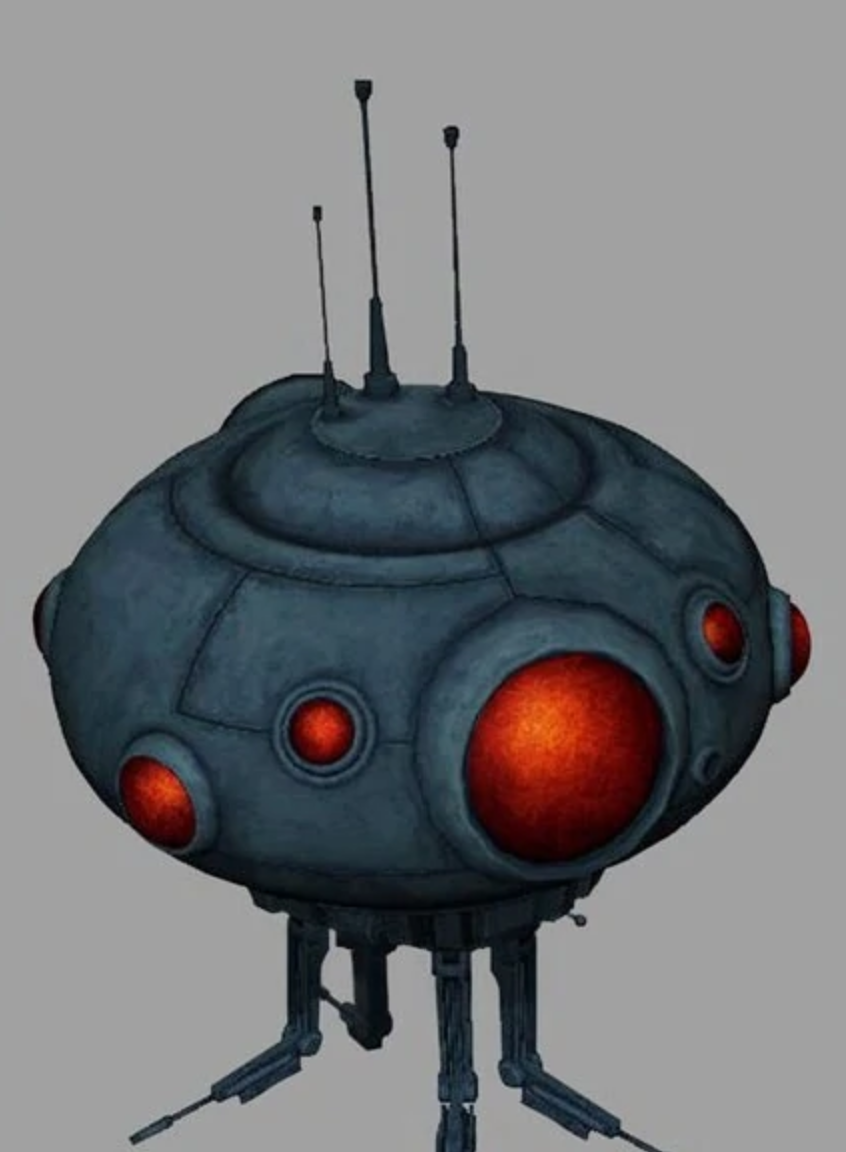 Miniaturized Recon Droid by Wobbley on DeviantArt
