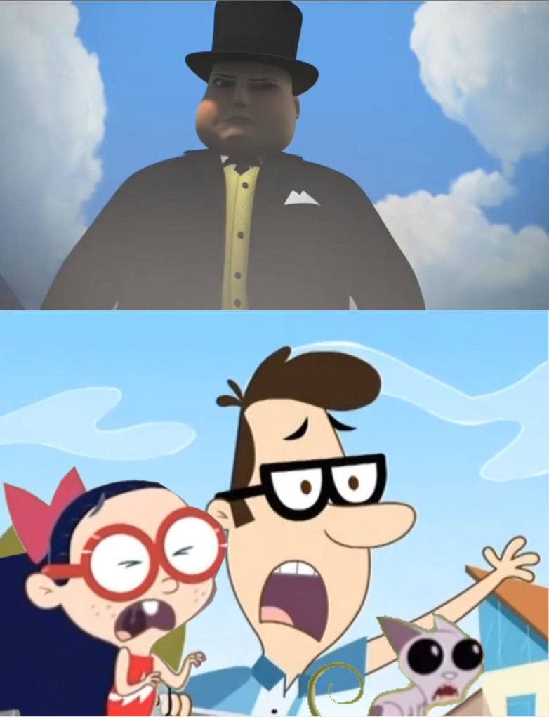 Sir Topham Hatt yells at Burt, Millie, and Kat by Wobbley on DeviantArt