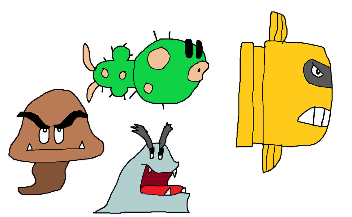 Fan-made Mario enemies 4 by Wobbley on DeviantArt