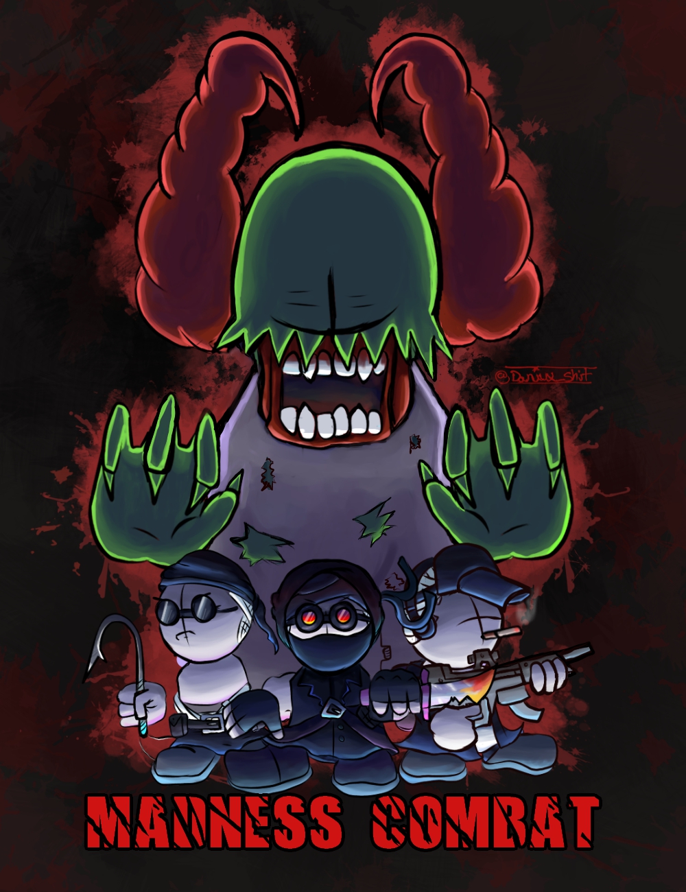 Tricky  Madness Combat Fanart by Toonikani on Newgrounds