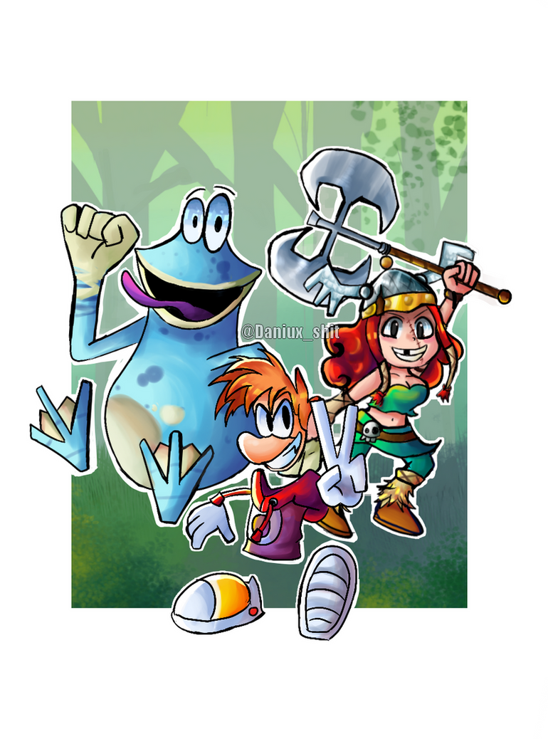 Rayman legends Fan art by Daniuxshit on DeviantArt
