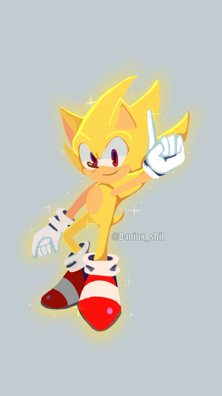 Sonic Colors:Rise of the Wisps Super Sonic fanart by Daniuxshit on