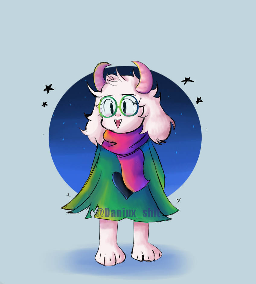 Ralsei Deltarune Fanart by Daniuxshit on DeviantArt