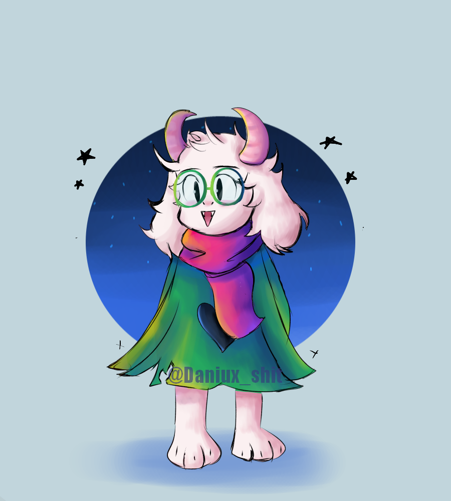 Ralsei Deltarune Fanart by Daniuxshit on DeviantArt