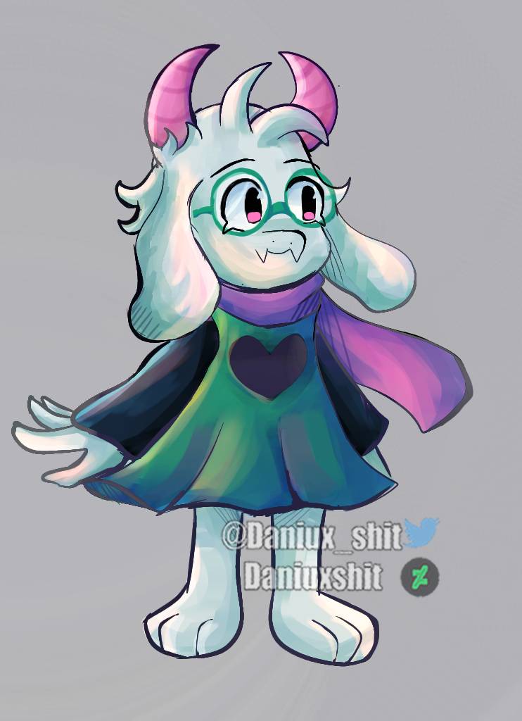 Deltarune Ralsei Fan Art by Daniuxshit on DeviantArt