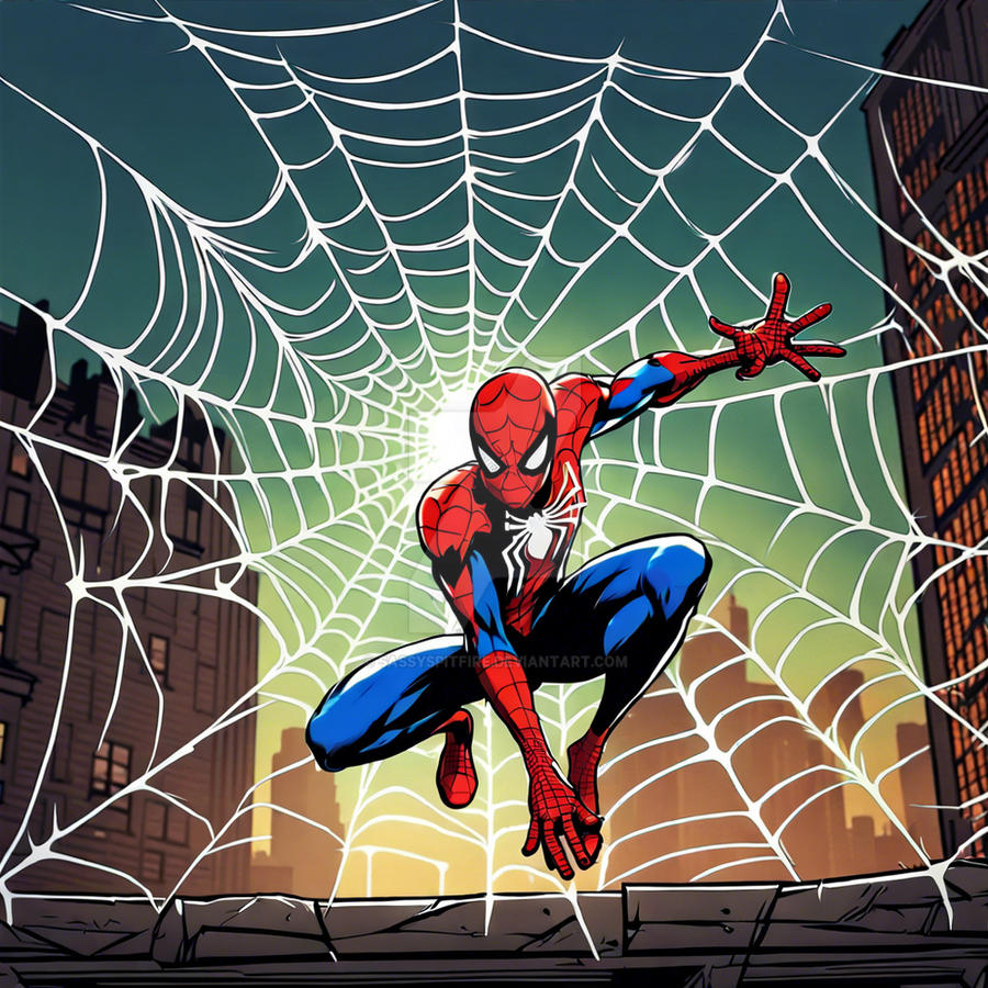 Spider Man Stuck In A Massive Spiders Web By SassySpitfire On DeviantArt spider-man-stuck-in-a-massive-spiders-web-by-sassyspitfire-on-deviantart