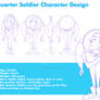 Quarter Soldier Character Design