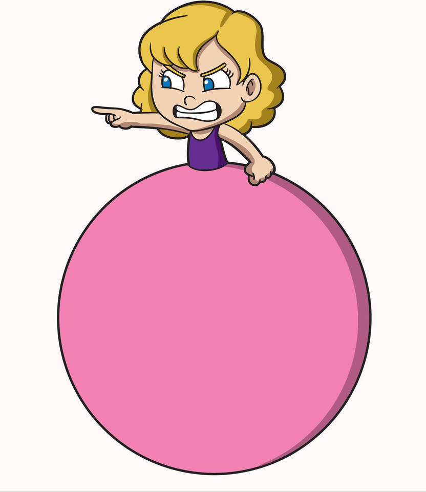Angry Girl In A Balloon By Bossman2000000 Dfbs0wu-