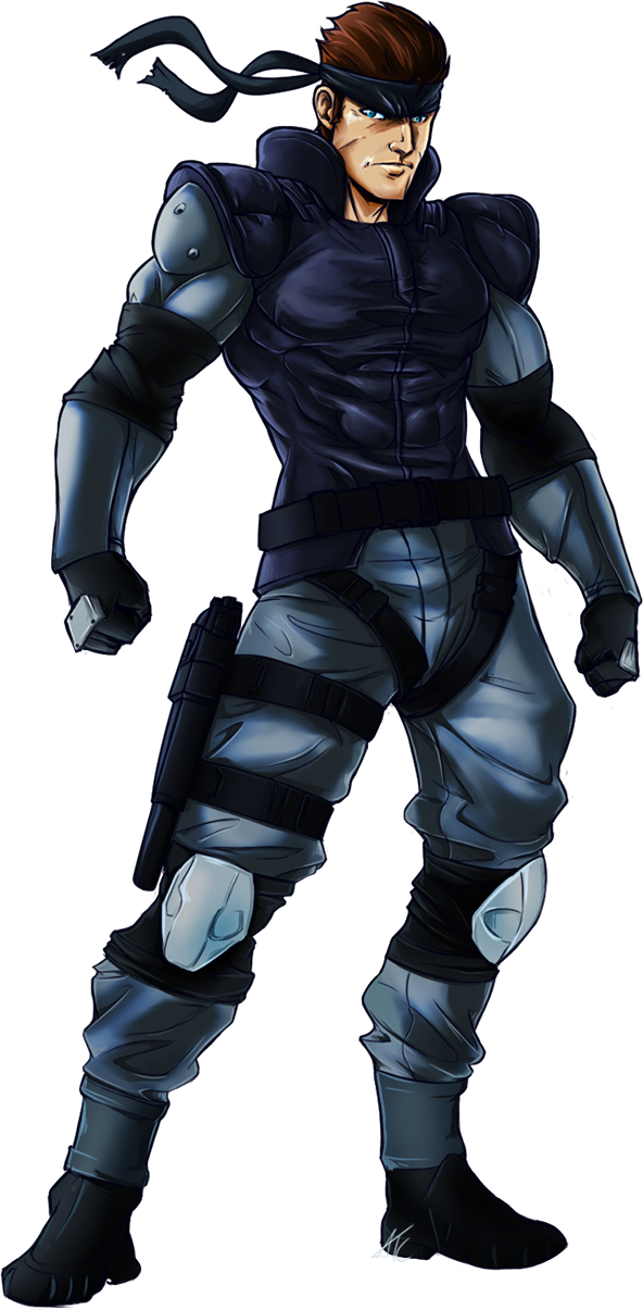 Unsolid Snake Solid Snake by Scribbletati on DeviantArt
