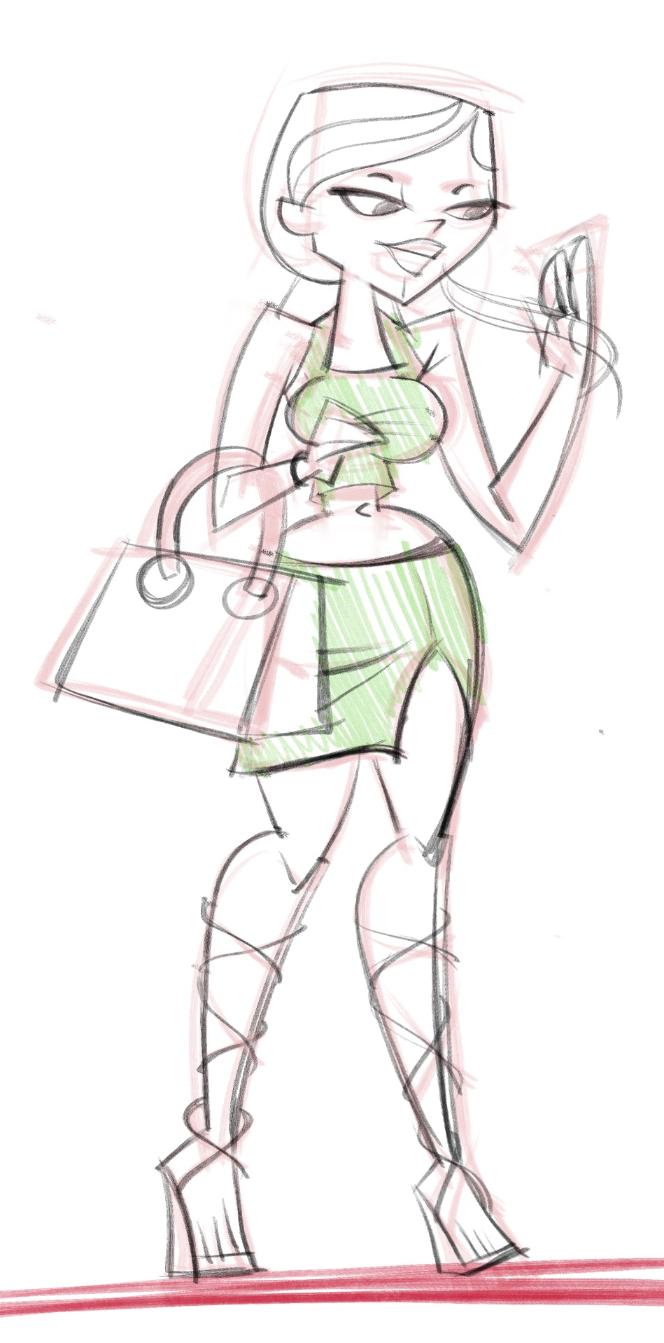 26-2-24 Heather Fashion Drawing by Gordon003-Arts on DeviantArt