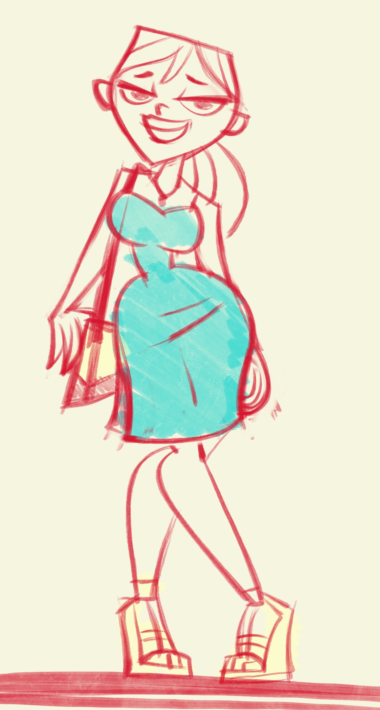 22-3-24 Courtney Fashion Drawing by Gordon003-Arts on DeviantArt