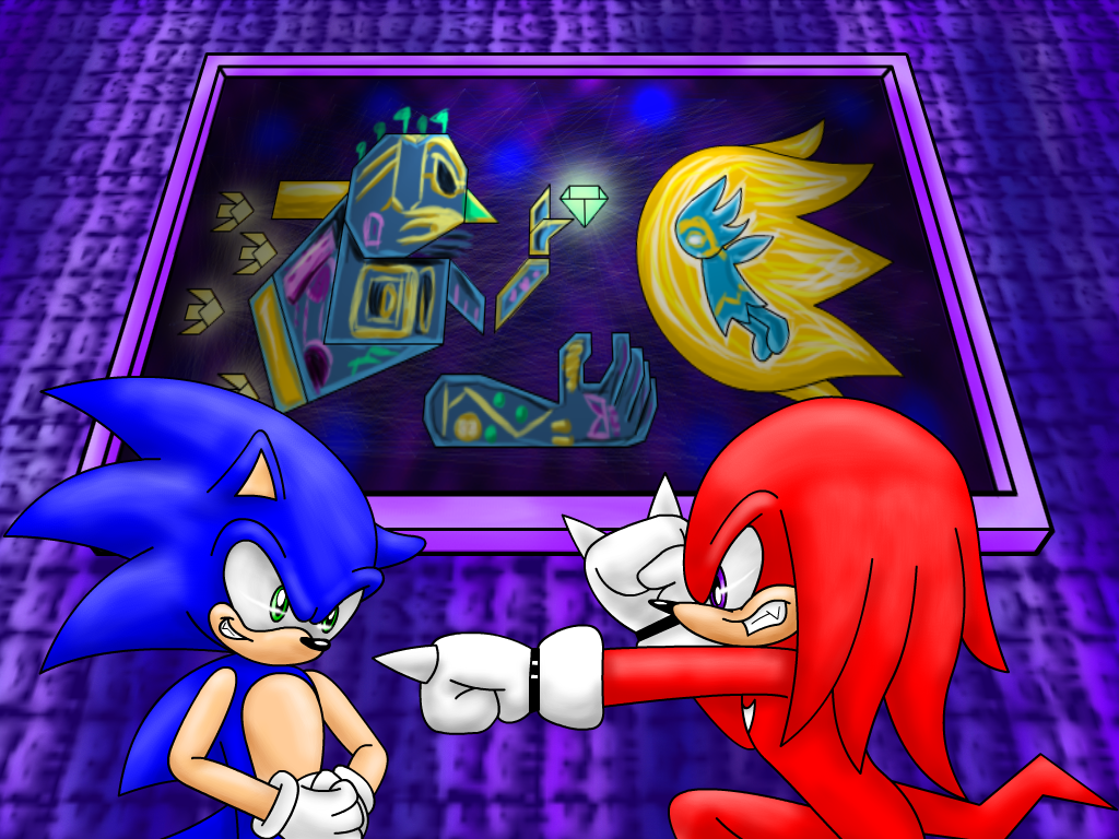 sonic and knuckles fight