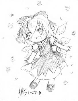 Free Sketch- Cirno