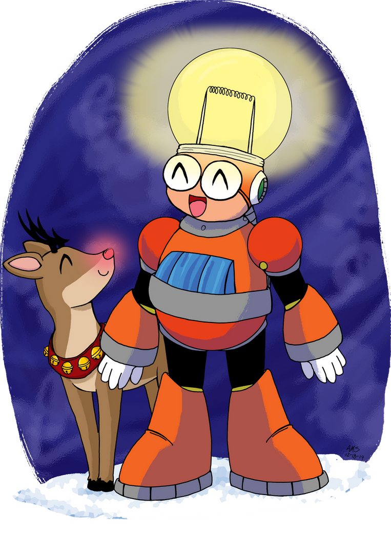 Robot Rumpus Secret Santa- A Bright New Friend by mandy-kun on DeviantArt