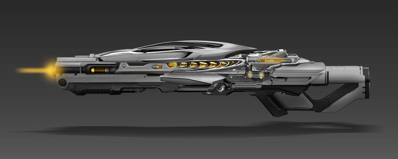 Alien Ray Riffle Alien Weapon : Rifle Version by nicholaskoo94 on DeviantArt