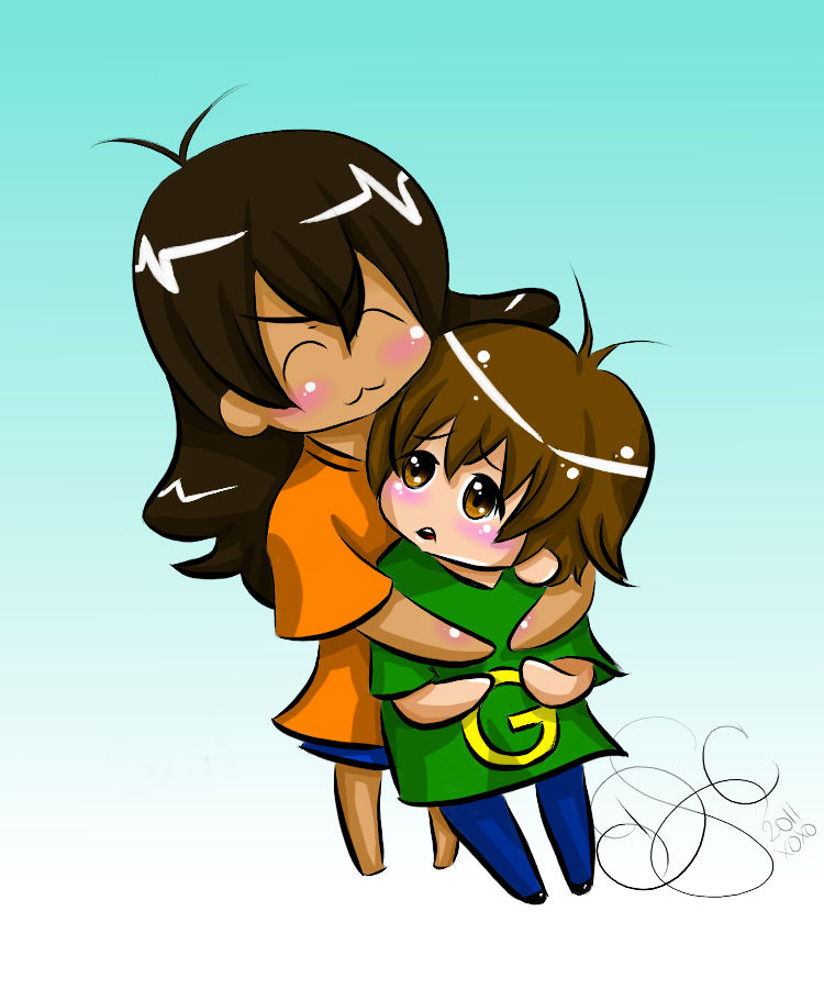 A Caring Hug by Megami04 on DeviantArt