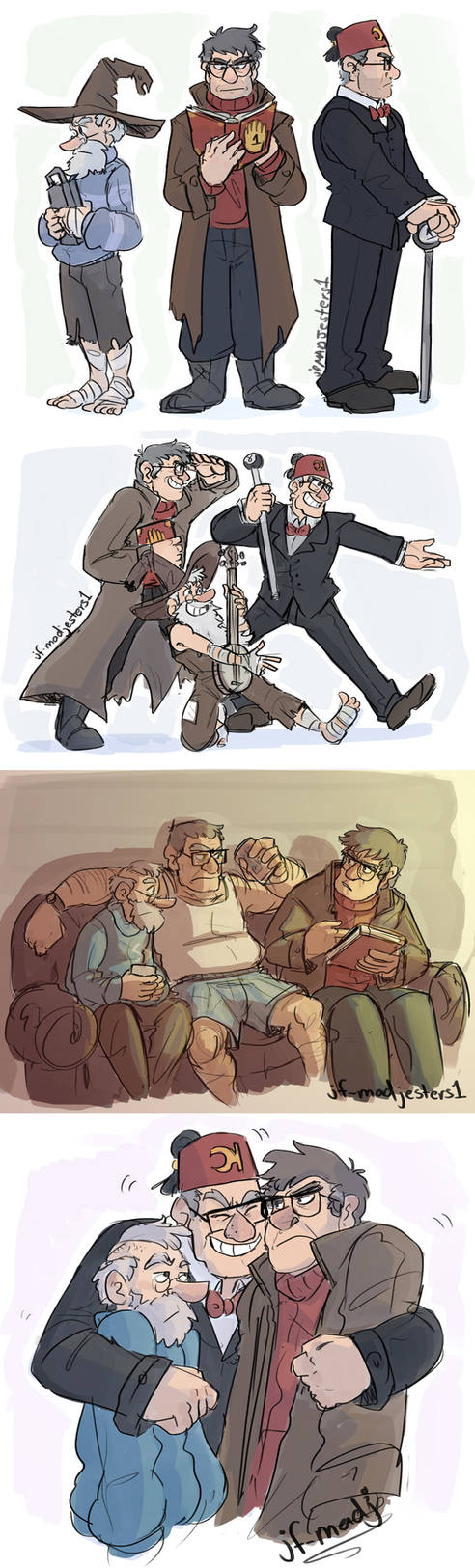 Gravity Falls Mystery Trio by MadJesters1 on DeviantArt