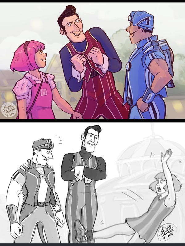 Lazy Town-Redraw